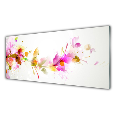 Plexiglas® Wall Art Abstract art pink green