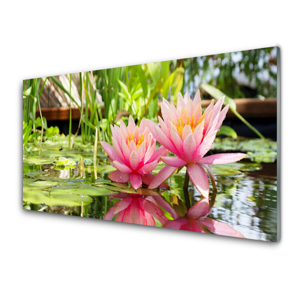 Plexiglas® Wall Art Flowers floral pink