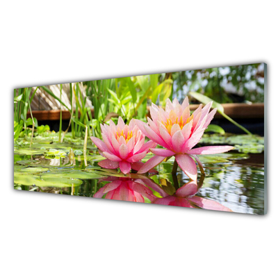 Plexiglas® Wall Art Flowers floral pink