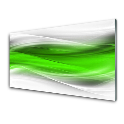 Plexiglas® Wall Art Abstract art green grey white