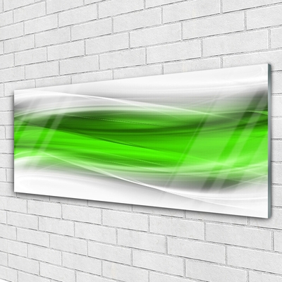 Plexiglas® Wall Art Abstract art green grey white