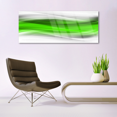 Plexiglas® Wall Art Abstract art green grey white