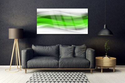 Plexiglas® Wall Art Abstract art green grey white