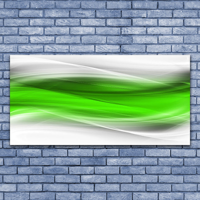 Plexiglas® Wall Art Abstract art green grey white