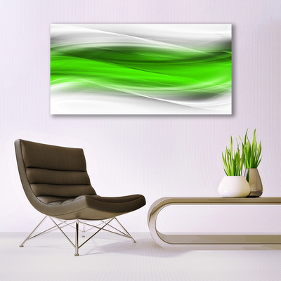 Plexiglas® Wall Art Abstract art green grey white