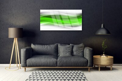 Plexiglas® Wall Art Abstract art green grey white