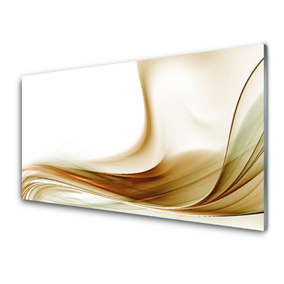 Plexiglas® Wall Art Abstract art green grey white