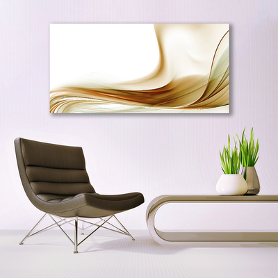 Plexiglas® Wall Art Abstract art green grey white