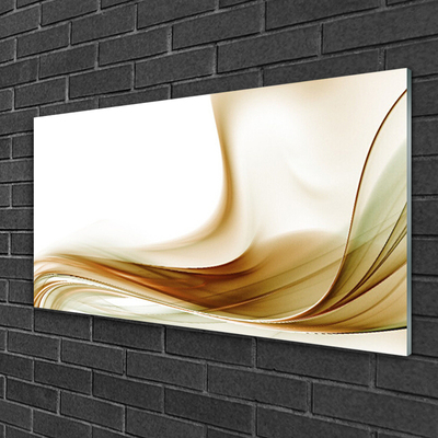 Plexiglas® Wall Art Abstract art green grey white