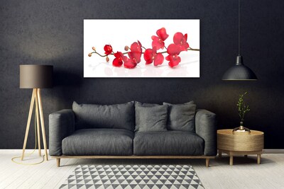 Plexiglas® Wall Art Flowers floral red