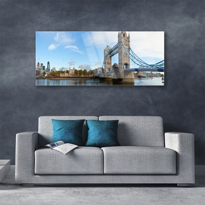 Plexiglas® Wall Art Cheats architecture grey blue