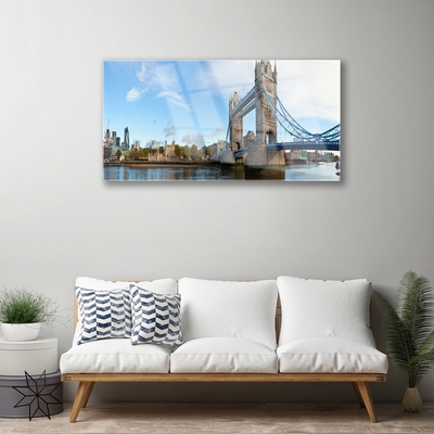 Plexiglas® Wall Art Cheats architecture grey blue