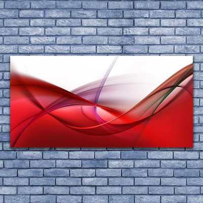 Plexiglas® Wall Art Abstract art orange pink white