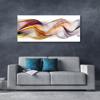 Plexiglas® Wall Art Abstract art yellow green red grey white