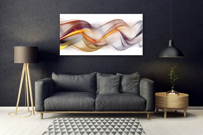 Plexiglas® Wall Art Abstract art yellow green red grey white