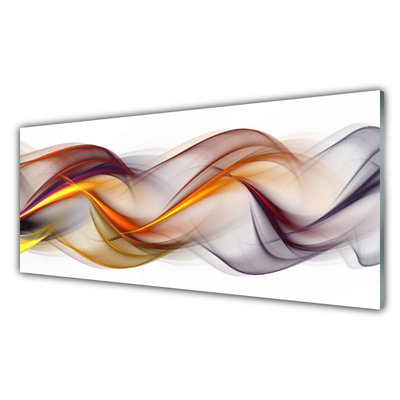 Plexiglas® Wall Art Abstract art yellow green red grey white