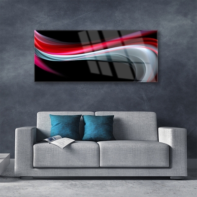 Plexiglas® Wall Art Abstraction art red grey black