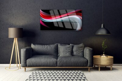 Plexiglas® Wall Art Abstraction art red grey black