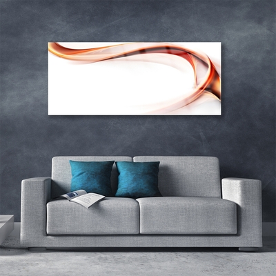 Plexiglas® Wall Art Abstract art yellow orange white