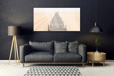 Plexiglas® Wall Art Bridge architecture grey