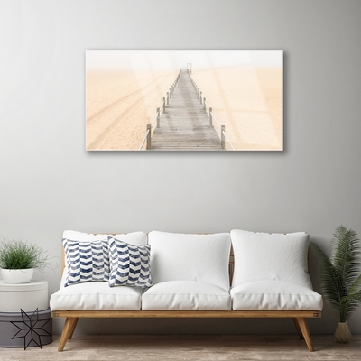 Plexiglas® Wall Art Bridge architecture grey