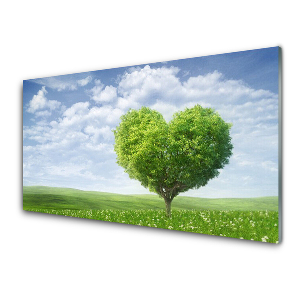 Plexiglas® Wall Art Tree nature green