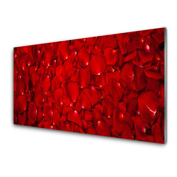 Plexiglas® Wall Art Petals floral red