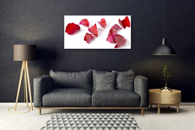 Plexiglas® Wall Art Petals floral red