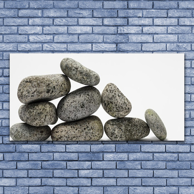 Plexiglas® Wall Art Stones art grey