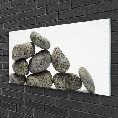 Plexiglas® Wall Art Stones art grey