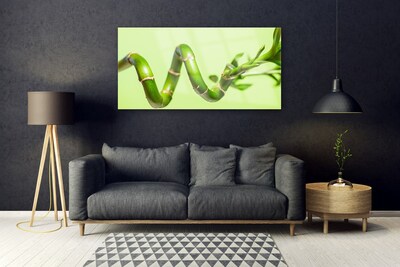 Plexiglas® Wall Art Bamboo floral green