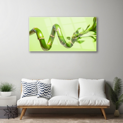 Plexiglas® Wall Art Bamboo floral green