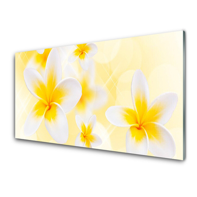 Plexiglas® Wall Art Flowers floral white green