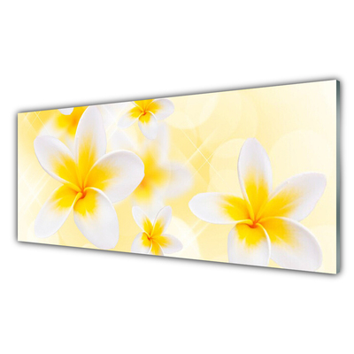 Plexiglas® Wall Art Flowers floral white green