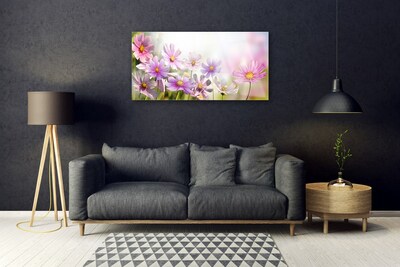 Plexiglas® Wall Art Flowers floral pink green