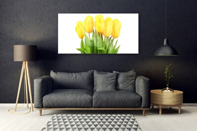 Plexiglas® Wall Art Tulips floral yellow