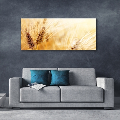 Plexiglas® Wall Art Wheat floral yellow