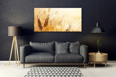 Plexiglas® Wall Art Wheat floral yellow