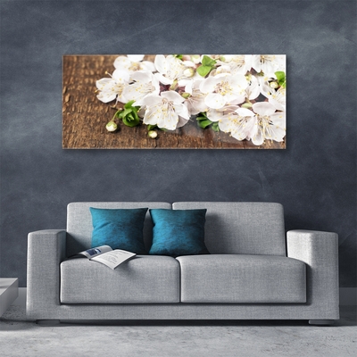 Plexiglas® Wall Art Flowers floral white