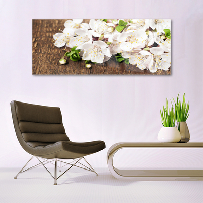 Plexiglas® Wall Art Flowers floral white