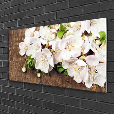 Plexiglas® Wall Art Flowers floral white