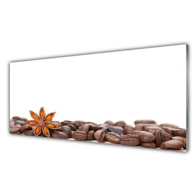 Plexiglas® Wall Art Coffee beans kitchen brown