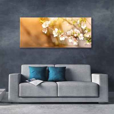 Plexiglas® Wall Art Flowers floral white