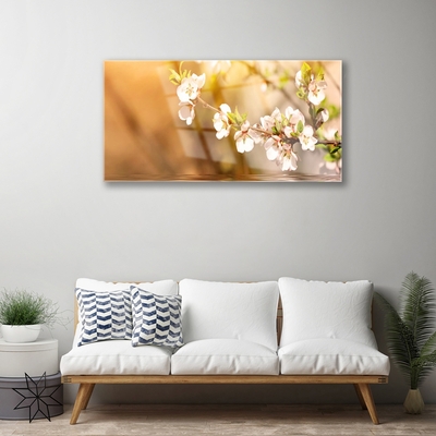 Plexiglas® Wall Art Flowers floral white