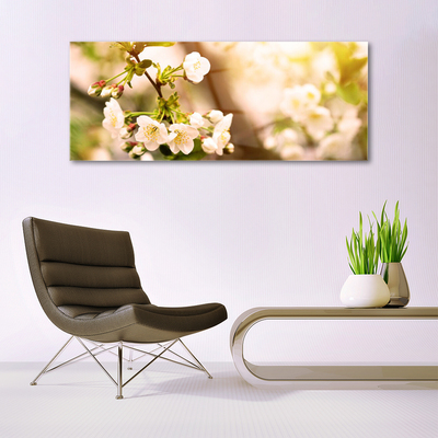 Plexiglas® Wall Art Flowers floral white