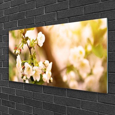 Plexiglas® Wall Art Flowers floral white