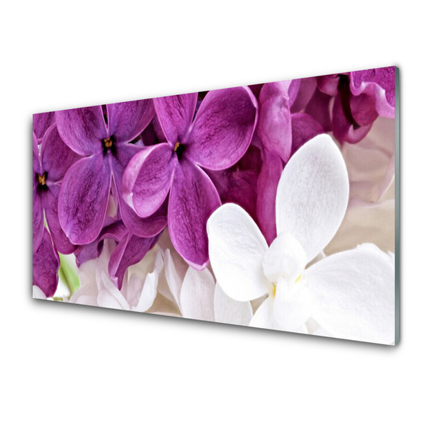 Plexiglas® Wall Art Flowers floral pink white