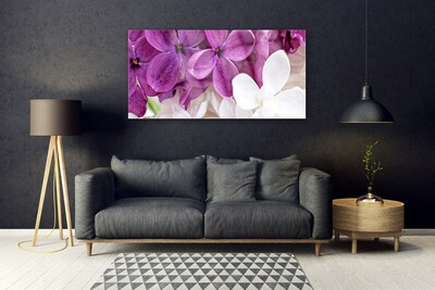 Plexiglas® Wall Art Flowers floral pink white