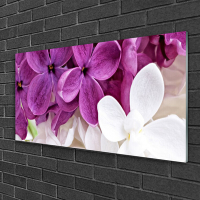 Plexiglas® Wall Art Flowers floral pink white