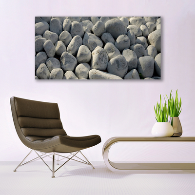 Plexiglas® Wall Art Stones art grey